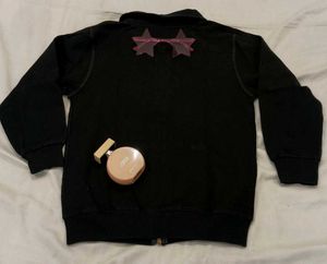 Cute Black Zip-Up Jacket