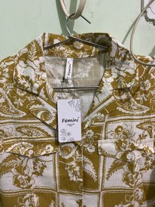 Floral Print Shirt For Women
