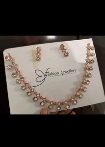 Elegant Rose Gold Jewelry Set