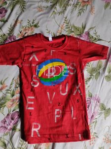KIDS T-SHIRT ( RED)