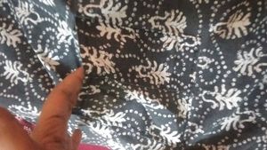 Nighty Grey White Print