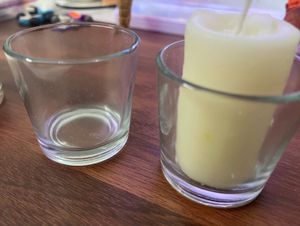 Candle and Glass Holder Set Of 5