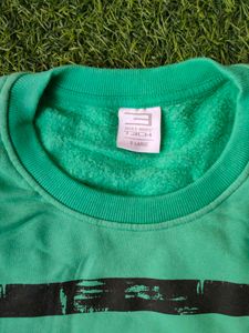 Puma Green Graphic Sweatshirt