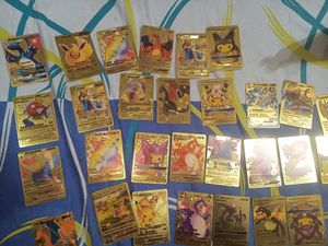 Gold Pokemon Cards