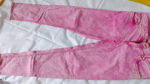 Women pink Denim