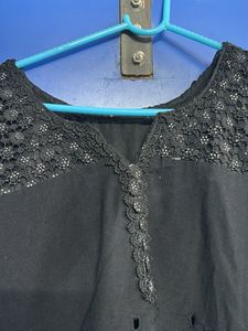 Elegant Black Kurta