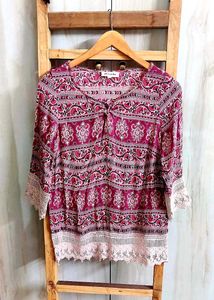 Printed Cotton Top Size-32