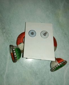TRI COLOUR EARINGS