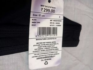 SHEIN BRAND Activewear Black Top