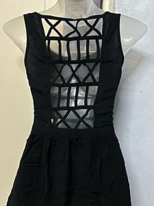 Divided Branded Black Mini Dress