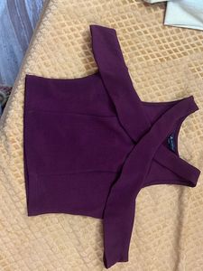 Maroon  Top