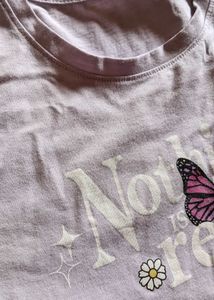 Cropped T Shirt Lavender