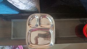 Small Pavbhaji Steel Plates
