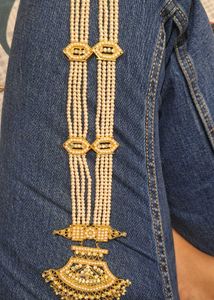 Moti And Stone Jewellery Set Combo
