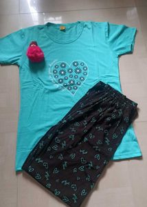 XXL Night Wear - Cyan