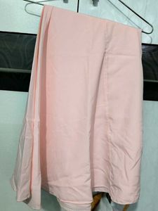 This pink colored georgette Plazo Suit