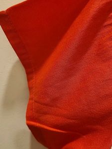 Embroidered Orange Blouse