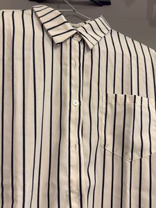 Striped Button-Down Shirt
