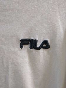 Fila White Crop Top