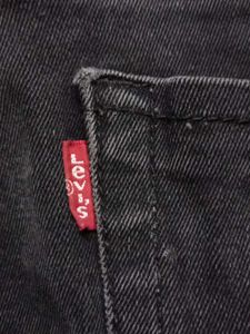 Levi&#39;s black used jeans stretchable Meterial