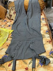 Checkered Wide Leg Jumpsuit