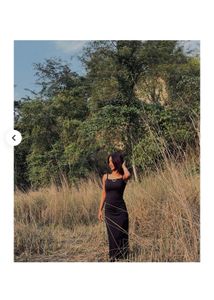 Black Bodycon Maxi Dress
