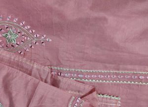 Gotapatti Unstitched Suit Set