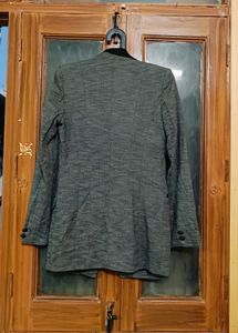 🇳🇿💫💗Gray Blazer with Black Lapel