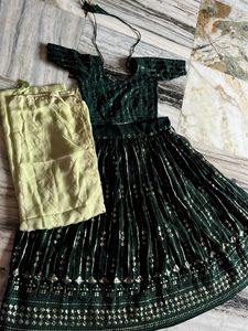 Green Lehenga