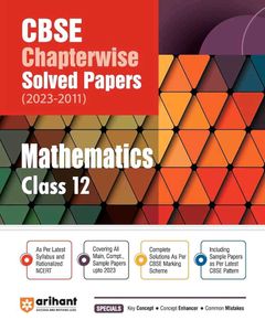 Mathematics Chapterwise Solved Questions CBSE 12