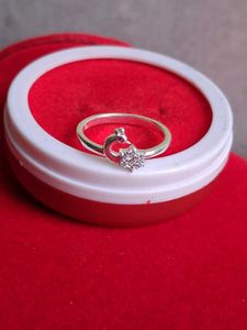 Peacock Design Ring Silver