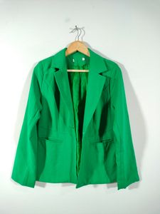 Green Casual Blazer (Women's)