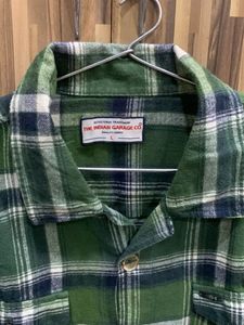 Green Plaid Flannel Shirt