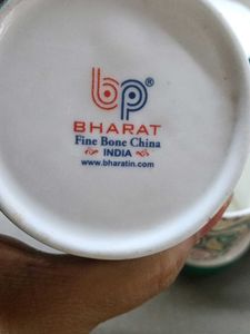 Set of 6 Bharat Fine China Mugs