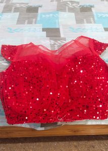 Round Neck Women Red ♥️ Blouse