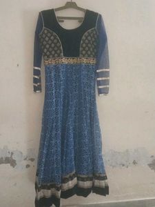 Blue Anarkali Dress