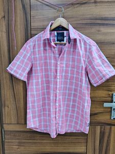 Indian Terrain Pink Half Sleeve Shirt