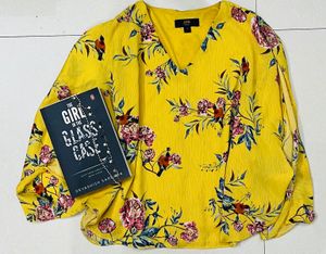 Printed Yellow Blouse