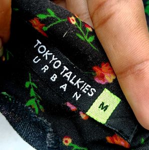 Floral Print Crop Top