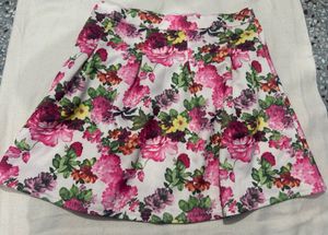 Floral Mini Skirt