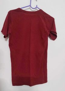 Maroon Tshirt For Kids