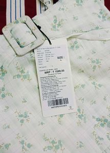Vintage Floral Print Dress