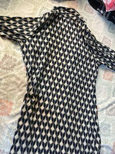 Patterned Button-Down Shirt