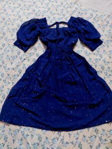 Navy Sparkle Mini Dress