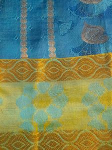 Grand Silk Saree with Contrast Blouse