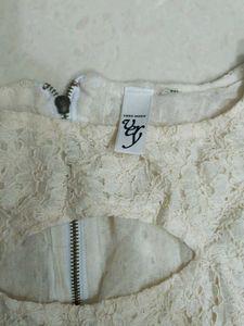 Lace Cutout Top
