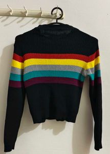 Striped Knit Sweater