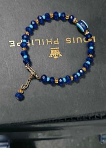 Blue Beaded Bracelet