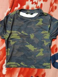 Camouflage Print Tee