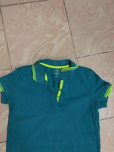 Stylish Green Polo T-Shirt